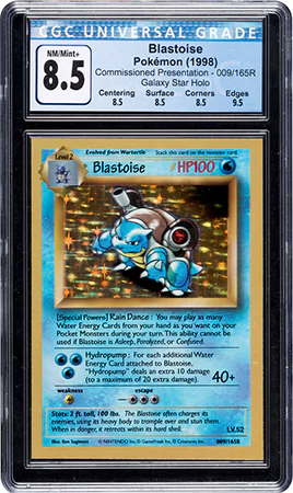 Blastoise WOTC Presentation Galaxy Star Holo