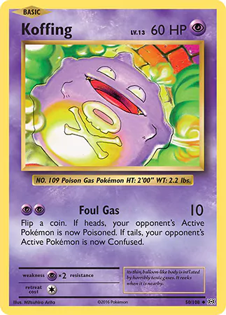 Common Koffing Card