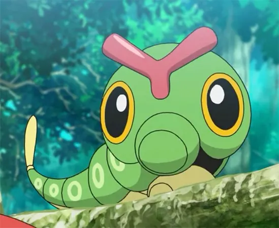 Caterpie in Anime