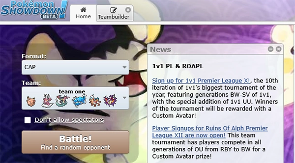 Pokemon Showdown-Battle