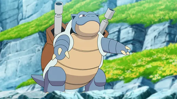 Gary’s Blastoise in Pokémon Anime