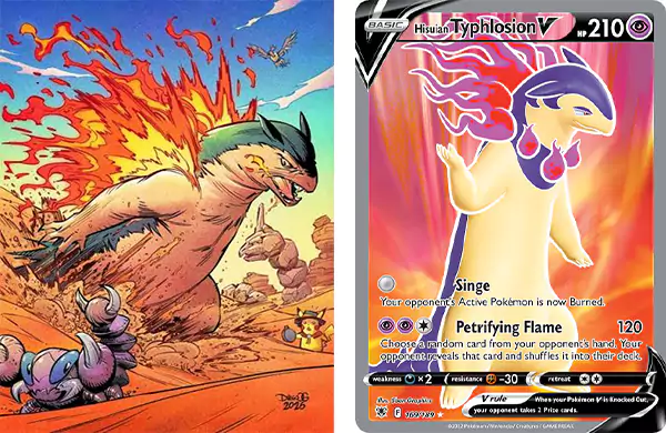 Typhlosion vs Hisuian Typhlosion